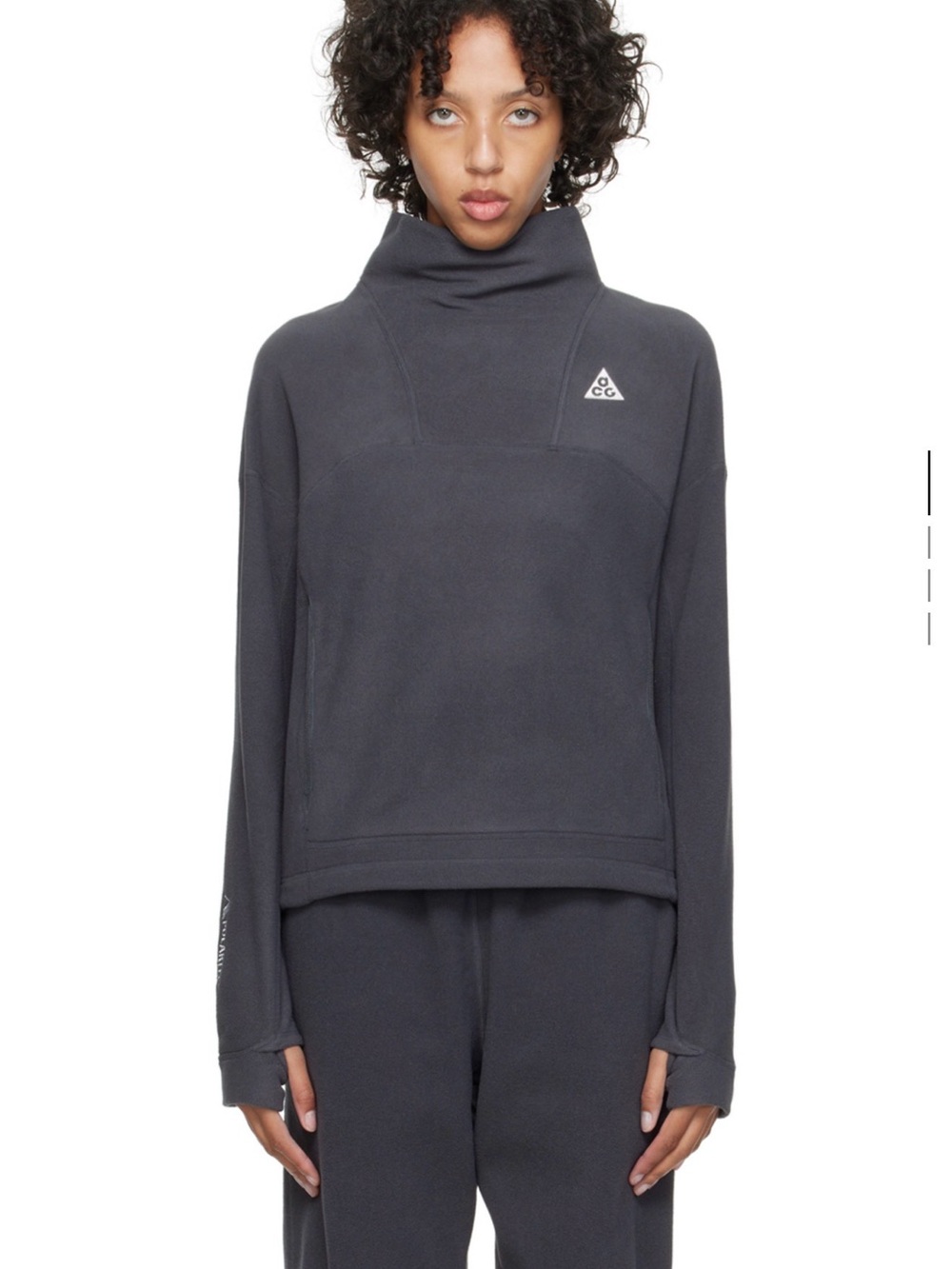 NIKE Gray Wolf Tree Sweatshirt